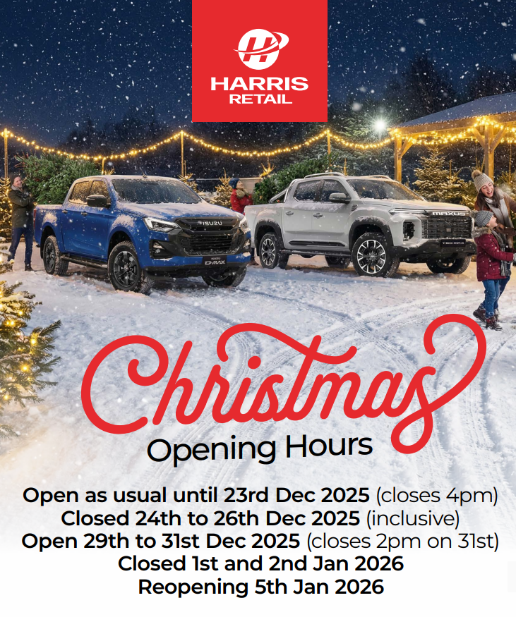 Harris Retail Christmas Opening Hours 2025